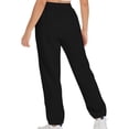 thumbnail image 4 of JJHGVB Joggers for Women Sweatpants Women Barrel Pants Women Women Baggy Sweatpants With Pockets High Waist Joggers Pants Lounge Pants Athletic Pants Black S, 4 of 5