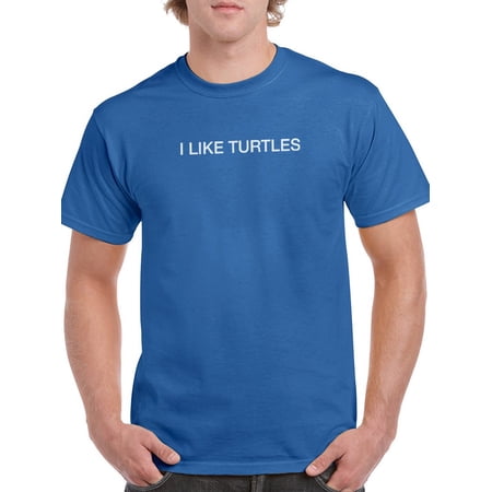 I Like Trutles T-Shirt Men -Smartprints Designs Male Medium