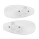 thumbnail image 3 of Protector de mano universal para motocicleta de 10 mm/0,4 pulgadas, deflector de viento, compatible con Honda, transparente, 3 of 14