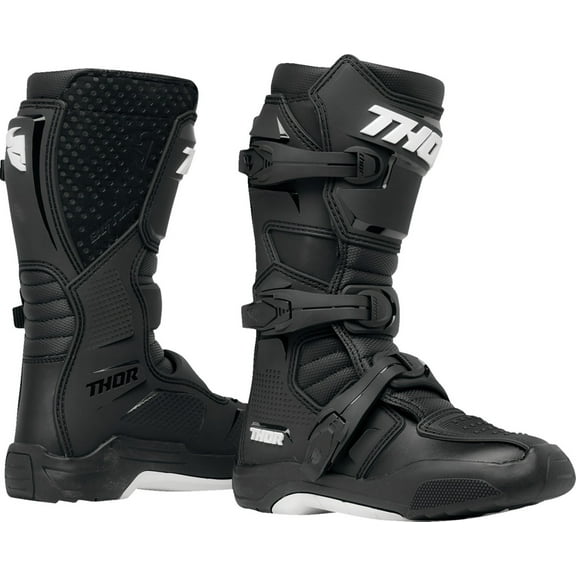 Thor Blitz XR Youth MX Offroad Boots Black 3 USA