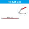 thumbnail image 2 of Uxcell Elastic Barbed Cord Loop Stretch Round String with Metal Barb Fasteners for Hats Masks Menus 100 Pcs Red 13 in, 2 of 7