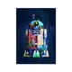 thumbnail image 1 of Póster de Star Wars con impresiones de R2-D2 de acuarela de ciencia ficción para niños, regalo de cumpleaños, pintura en lienzo, imágenes de BB-8 de Robot para decoración de habitación de niños, 1 of 4