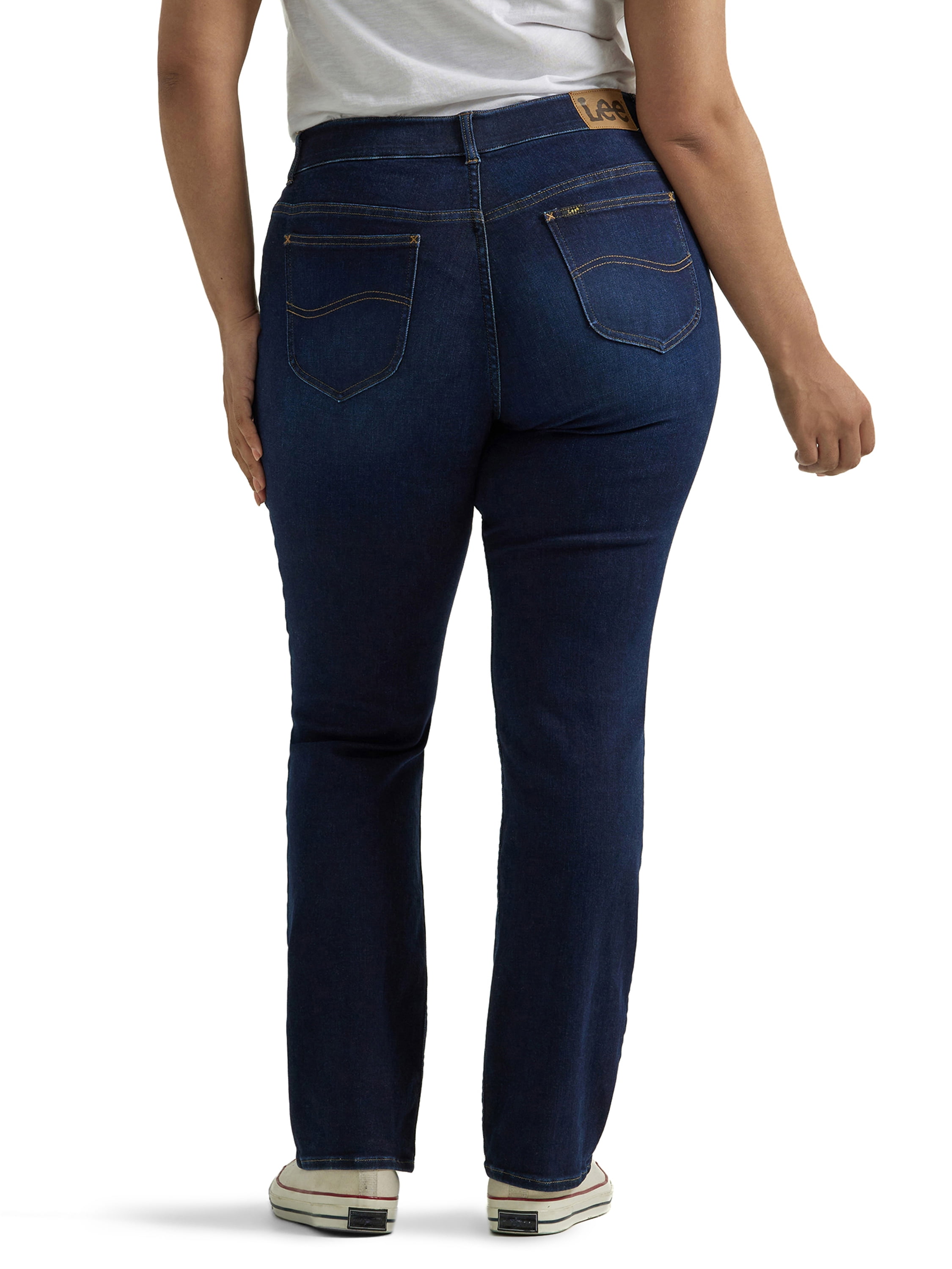 Lee® Women's Plus Ultra Lux Comfort with Flex Motion Straight Leg Jean