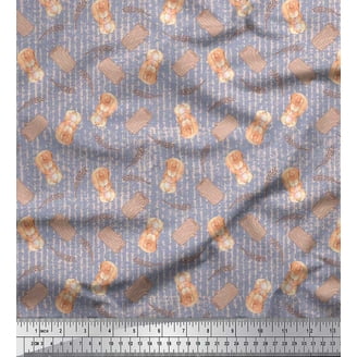 Studio E Auburn Fox Bark Texture Tan Fabric - Printed Cotton By The Yard For Quilting & Crafts
