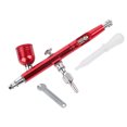 thumbnail image 1 of Aérographe, MAGT 0.3mm Double Action Gravité Aérographe Multifonctionnelle Art Peinture Aérographe pour Spray Art Peinture Tatouage Clou Outil Kit Rouge Jaune (Rouge), 1 of 12