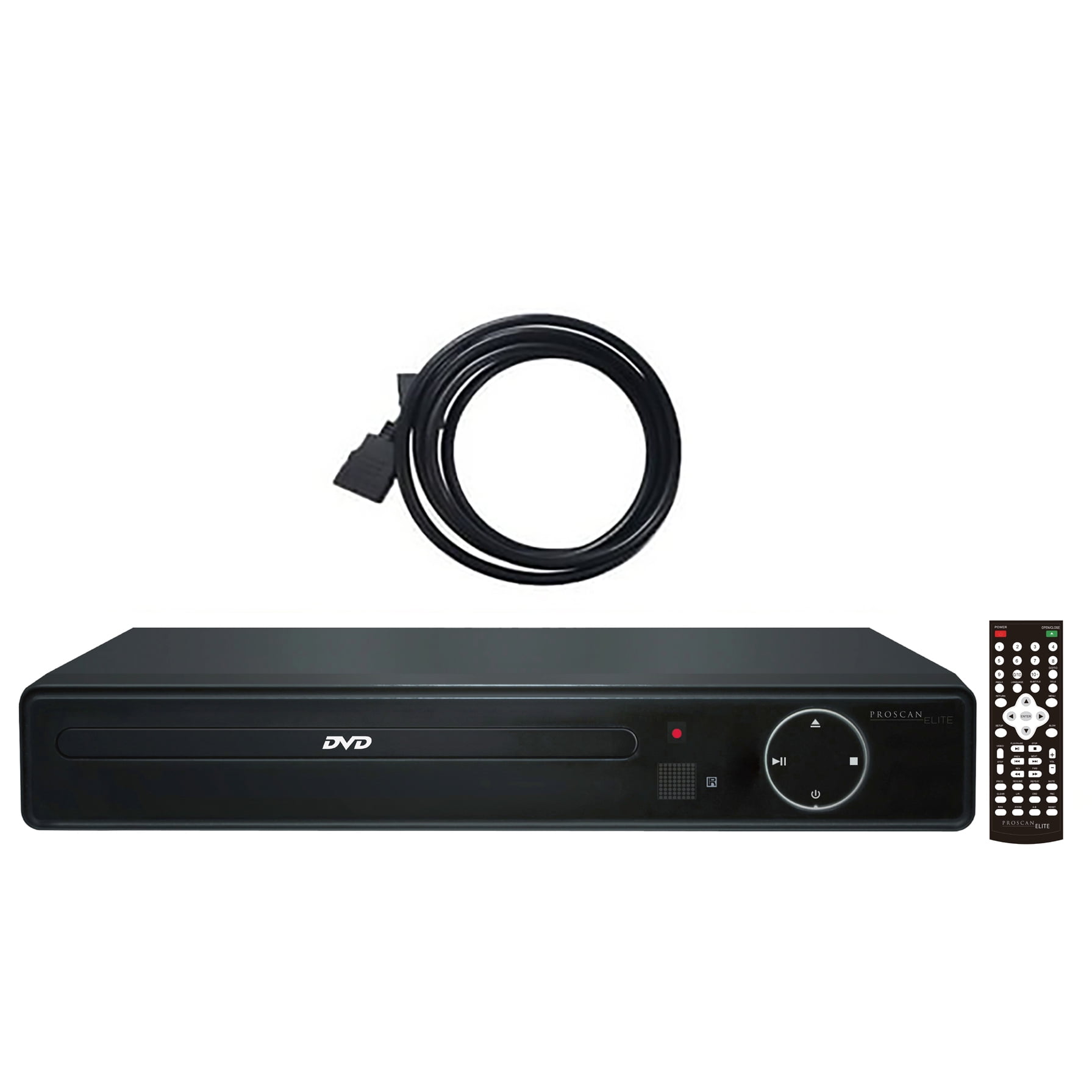 Proscan Elite HDMI DVD Player 1080P Up-Conversion with 6' HDMI Cable, Black, PEDVD6768