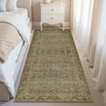 thumbnail image 4 of BERTHMEER 2'x8' Runner Rugs for Hallway Entryway Bathroom Bedroom Kitchen Non Skid Washable Brown Vintage Oriental Traditional Distressed Accent Runner Rugs, 4 of 7