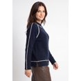 thumbnail image 3 of Ellos Plus Size Tipped Mock Neck Pullover, 3 of 3