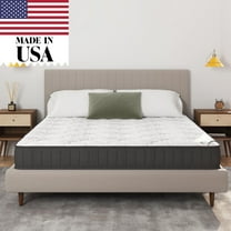 Ottomanson 9 inch Queen Firm Hybrid Mattress – Bed in a Box, Supportive Comfort for Back Sleepers