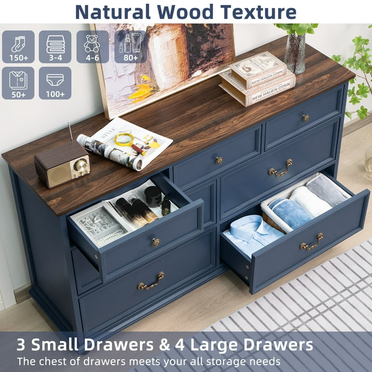 Joaxswe 7 Drawer Dresser for Bedroom, 54