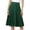 Green, variant on Skirts for Women 4-way Stretch Women Girl Stretch High Waist Pleated Mid Length Version Knit Flared Skirt Basic Essentials Summer Vacation Beach Fashion