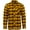 Yellow/Black, variant on Unisex Flannel Plaid Button-Down Long Sleeve Shirt with Front Pocket, Casual Everyday Wear, Sizes S–3XL