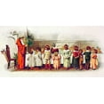 thumbnail image 2 of Manning, Eliza F 32x18 White Modern Wood Framed Museum Art Print Titled - Santa Claus with children, 2 of 4