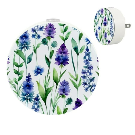 

YZUOUZY Lamp for Bedroom LED Lamp Bedside Lamps Set of 2 Wildflower Lavender Plant