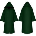 thumbnail image 1 of Kids Costumes Capes Cloak with Hood for Halloween Party Children's Halloween Dress Up Cold Cloak Hooded Sleeve Cloak Jacket, 1 of 3