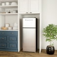 Frigidaire 21 in. 7.5 Cu. ft. Retro Refrigerator, Standard Door Style, Stainless Look - New - image 2 of 13