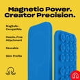 thumbnail image 4 of OCTOBUDDY - Im&aacute;n doble magn&eacute;tico y soporte para tel&eacute;fono con ventosa - Soporte m&oacute;vil de silicona compatible con magn&eacute;tica, selfies y videos manos, 4 of 6