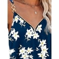 thumbnail image 4 of FASHIONWT Women Summer Chain Spaghetti Strap Vest Casual Floral Print Camisole Sun Top, 4 of 4