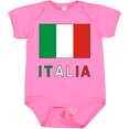 thumbnail image 3 of Inktastic Italy Flag & Italia Black Border Boys or Girls Baby Bodysuit, 3 of 5