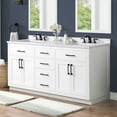 thumbnail image 3 of Ove Decors Athea 72 W x 22" D Freestanding Bathroom Vanity with Double Sink, Pure White, 3 of 12