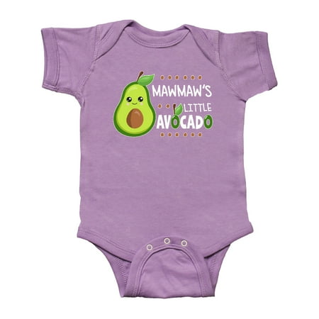 

Inktastic Mawmaw s Little Avocado with Cute Baby Avocado Gift Baby Boy or Baby Girl Bodysuit