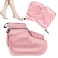 thumbnail image 4 of Shoreew 1 Set Paraffin Wax Gloves Booties Hot Adjustable Portable Wax Therapy Bath Liners Gloves Winter Thermal SPA Paraffin Wax Mitten Foot Socks, 4 of 7