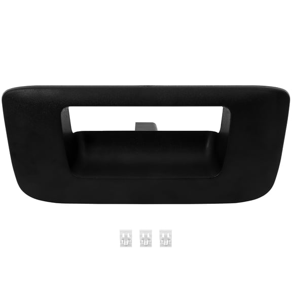 SCITOO Tailgate Handle Back Trim Bezel Rear Fit 2007-13 for Chevy Silverado 1500,2007-2014 for Chevy Silverado 2500 3500 ,2007-2013 for GMC Sierra 1500,2007-2014 for GMC Sierra 2500 3500