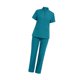 thumbnail image 4 of Conjunto de uniforme médico para mujer, uniformes de enfermería cómodos para salones de belleza y centros de salud. L Azul del Lago, 4 of 9