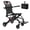 B, variant on Ultra Lightweight Foldable Wheelchair for Adults 18.5lbs, Aluminum Alloy Transport Chair with 15.75" Wide Seat, Shock-Absorbing Wheels, Safety Handbrake & Belt for Seniors & Women