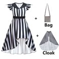 thumbnail image 3 of Nuevo disfraz de Cosplay para niños de BBeetlejuice 2, disfraz de demonio embaucador para niñas pequeñas, vestido de princesa, traje divertido de Halloween, 3 of 5