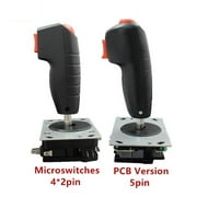 1 * Flight Stick Arcade Game Cabinet Grap Flight Joystick Trigger Top Fire Button