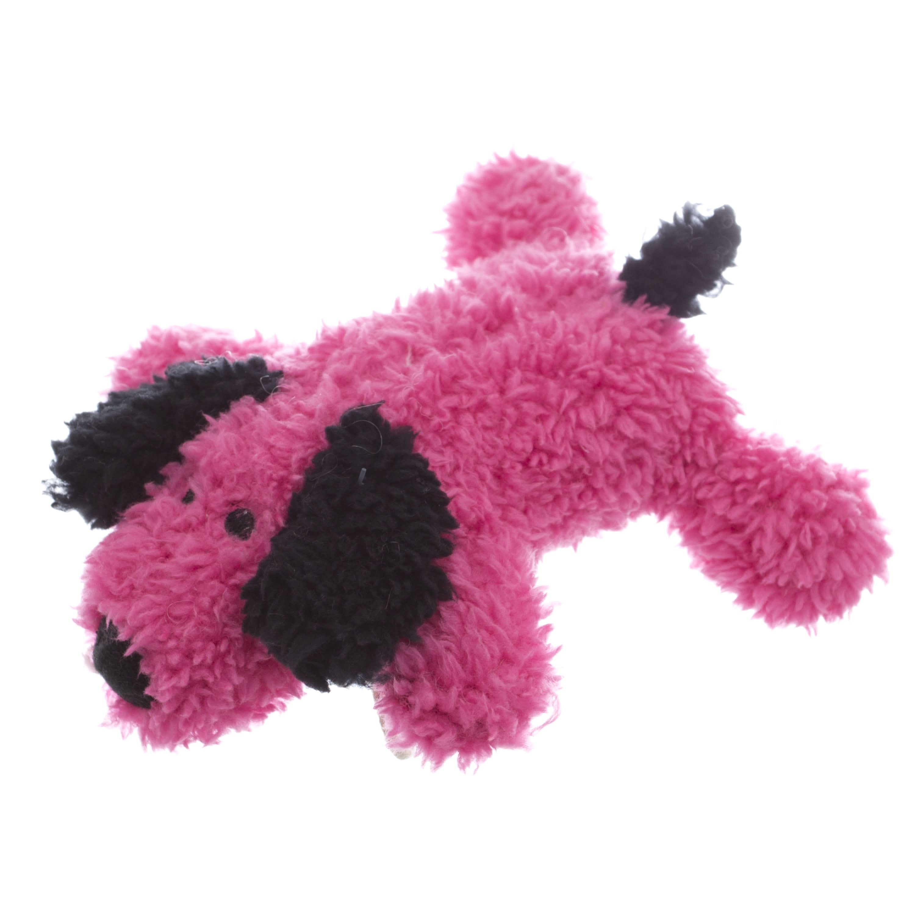 pink squeaky dog toy