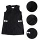 thumbnail image 2 of Delantal de peluquero canino impermeable sin mangas, ropa de trabajo, bata, suministros, talla M (negro), 2 of 8