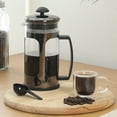 thumbnail image 5 of Mr. Coffee French Press Coffee Maker, 30 oz Glass Carafe with High Heat Resistant Durable Borasilicate Glass & Gunmetal Frame and Plunger, Includes Coffee Scoop, 5 of 14
