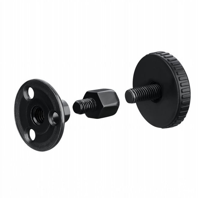 Herramienta antichirridos para marco de cama ajustable de color negro, limitador de cabecero con almohadillas y tornillos gratuitos, no más chirridos, protege las paredes de los impactos, fácil de in