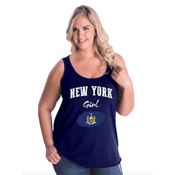 Normal is Boring - Women's Plus Size Tank Top, up to Size 28 - New York Girl