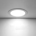 thumbnail image 1 of Foco empotrable en pared y techo Foco empotrable LED, Foco empotrable de techo delgado Foco empotrable 3W Agujero de 70 mm para sala de estar Dormitorio Luz redonda blanca, 1 of 3