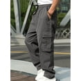 thumbnail image 7 of Alivor Men's Casual Cargo Pants Elastic Waist Lightweight Summer with Pockets M-3XL, 7 of 7
