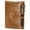Brown, variant on FALAN MULE Genuine Leather Wallet for Men Large Capacity Men Wallets RFID Blocking ID Window Card Case with Zip Coin Pocket
