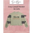 thumbnail image 2 of Jessica Simpson Girls’ Sweater – Cozy Casual Pullover Jumper Sweater (7-16), 2 of 7