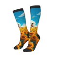 thumbnail image 3 of Salouo Clear Sky Sunflower Print Women's Men's Ankle Socks 1-pack Casual Athletic Socks for Unisex Adult Moisture-Wicking Socks for Daily Wear/Running/Sport, 3 of 8