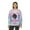 Cotton Candy, variant on Glamour Queen Unisex Tie-Dye Sweatshirt in Cotton Candy with 'I Will Need Bail Money' Logo