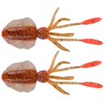 thumbnail image 3 of Soft Bait, Bright Color Artificial Squid Fish Lure  For Sea Boat Fishing Red,gray,transparent Color, 3 of 8