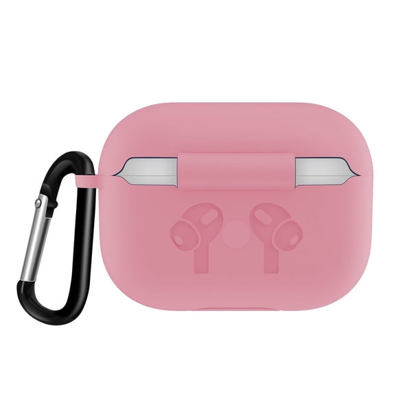 Funda protectora de silicona Seitruly para auriculares a prueba de polvo Cables de audio/vídeo rosado