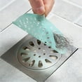thumbnail image 5 of Drain Hair Catchers Cozival Disposable Drain Hair Catchers - 10-Pack Sink & Shower Strainers - Universal Fit & Adhesive Design - Prevents Clogs in Household Sewers - Easy-To-Use & Hygienic, Green, 5 of 8