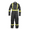 Dark Gray, variant on Flame Resistant Hi Vis Reflective Coverall with Leg Zipper (Small, Navy Blue)