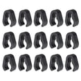 thumbnail image 1 of Uxcell 15Pcs 14mm Clips de Cable para Micrófono Soportes Universales Clips de Montaje de Plástico Flexible para Accesorios de Instrumentos, 1 of 6