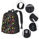 thumbnail image 2 of Disketp Colorful Geometric Figures Mochila Minimalista de Gran Capacidad, Mochila de Viaje para Escuela, Trabajo o Uso Diario, 2 of 6