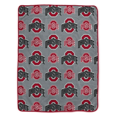 Pegasus Ohio State Buckeyes 66" x 95" Oversized Logo Roll Ultra Cozy Blanket
