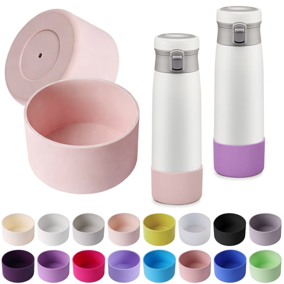 Diameter Silicone Water Bottle Cover, Anti-Abrasion Cup Bottom Protector, Non-Slip Wear-Resistant Sleeve for Insulated Tumbler and Thermal Cup Bottom Protection, 3in, B